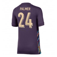 Maglie da calcio Inghilterra Cole Palmer #24 Seconda Maglia Femminile Europei 2024 Manica Corta